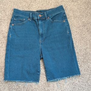 Express Blue Jean Shorts